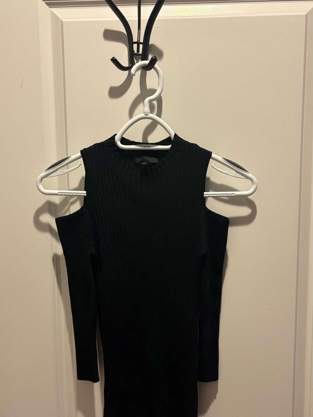 Maje Knitted Cold Shoulder Top, Size S - Picture 3 of 4